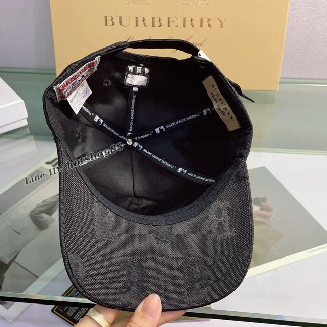 BURBERRY專櫃新款巴寶莉刺繡棒球帽鴨舌帽 mmyj3123